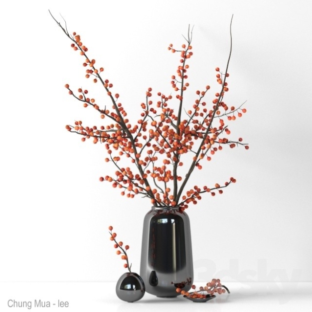 插花 花艺 花瓶3D模型